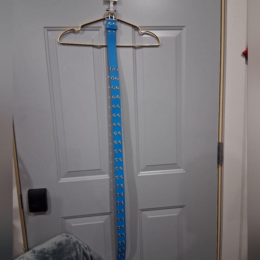 Blue Grommet Belt ( Xl Ladies)